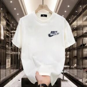nike 2025 summer cotton t shirt+white and black