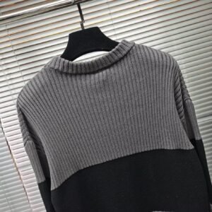 b paris colorblock knit sweater
