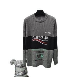 b paris colorblock knit sweater