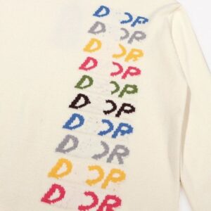 di logo knit sweater