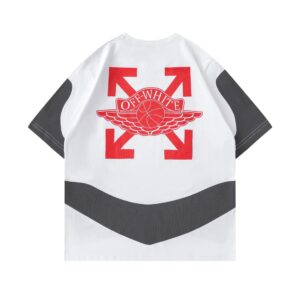 air jordan 2025 summer urban tee white gray and black gray