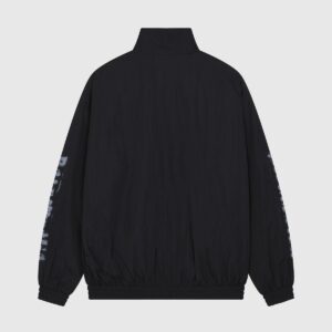 balenciaga logo tracksuit black