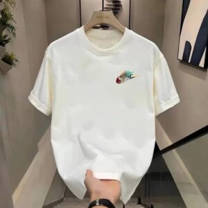 nike trendy cotton t shirt+white and black