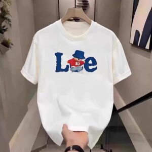 lee high quality men's t shirt+white and black