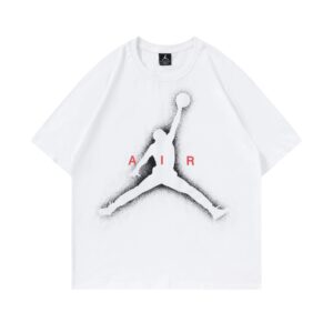 air jordan 2025 spring graphic tee (white and black)