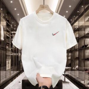 nike summer tee+ white and black