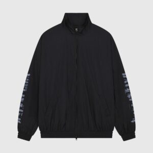 balenciaga logo tracksuit black