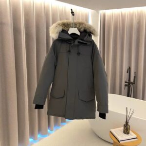 canada goose parka with fur, multicolor
