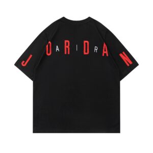 air jordan spring 2025 graphic tee (white and black)