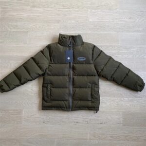 trapstar hyperdrive puffer jacket, blue