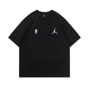 air jordan spring 2025 graphic tee (white and black)