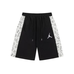 air jordan 2025 new casual shorts (gray and black)