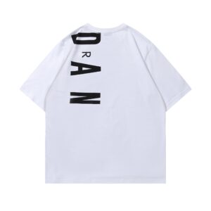 air jordan spring 2025 print t shirt (white and black)