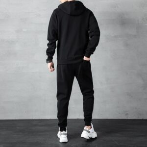 nike spring autumn casual tracksuit+gray and black a
