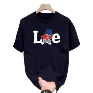lee high quality men's t shirt+white and black