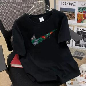 multiple brands men's summer cotton t shirt+white and black