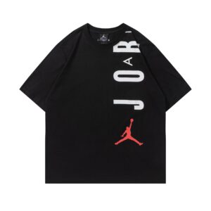 air jordan spring 2025 print t shirt (white and black)