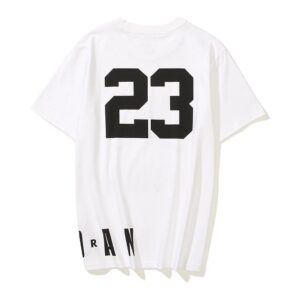 air jordan spring summer t shirt (white and black)