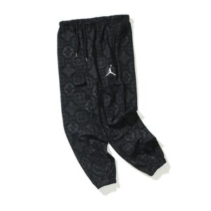 clot x aj printed sweatpants (white and black)
