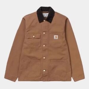 carhartt michigan work jacket brown
