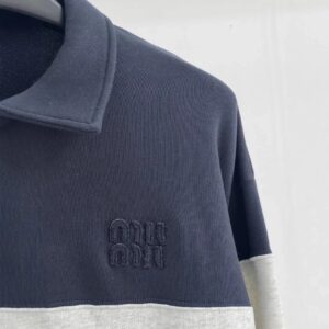​miu miu vintage stripe crewneck (unisex blue/white)​
