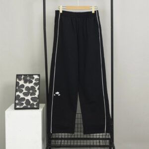 ​​balenciaga embroidered logo track set (triple black)​