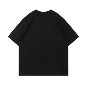 air jordan spring print cotton tee（white and black)