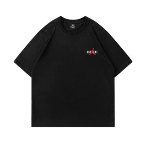 air jordan 2025 summer graphic t shirt（white and black）