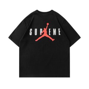 air jordan 2025 summer graphic t shirt（white and black）