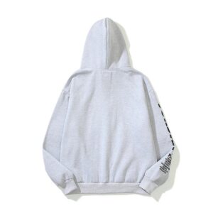 air jordan zipper fleece hoodie（gray and black）