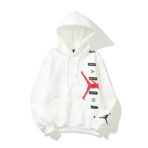 air jordan hoodie for teens（white and black）