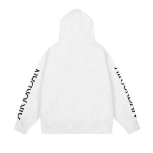 air jordan 2024 trend fleece hoodie（white and black）