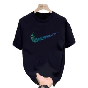 nike cotton summer t shirt+black and white