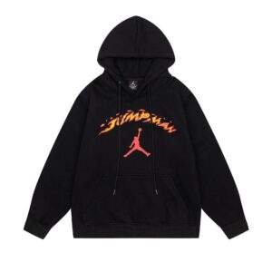 air jordan 2024 hoodie（white and black）