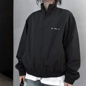 balenciaga embroidered jacket（black and white）