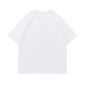 air jordan spring print cotton tee（white and black)