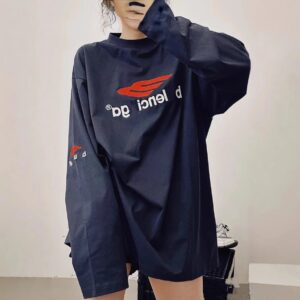 paris b logo embroidered tee