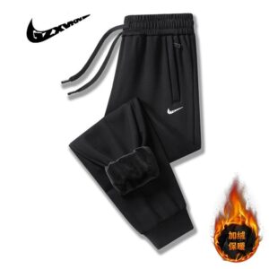 nike men's winter sweatpants+black and gray