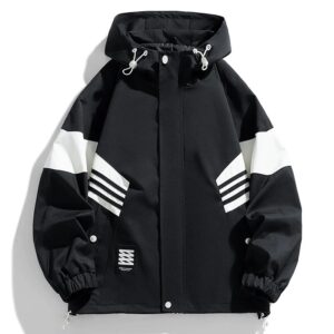 nike men's casual jacket +red and black