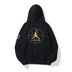 clot x air jordan embroidery hoodie black