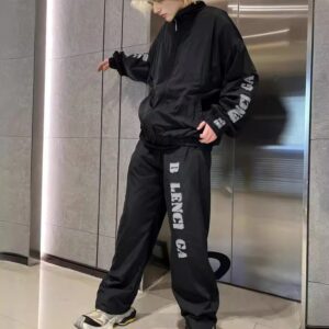 vintage logo print jacket