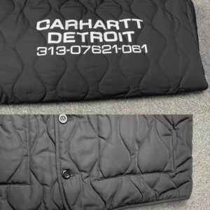 carhartt quilted jacket, black
