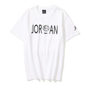 air jordan graphic tee (white and black)