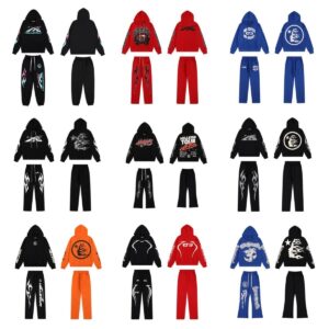 hellstar retro hoodie multicolor