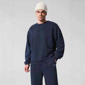 alo letter sweatshirt set