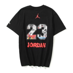 air jordan graphic tee (white and black)