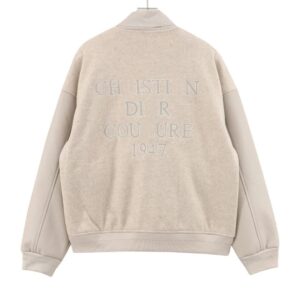 di letter embroidered jacket