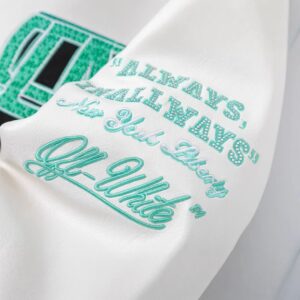 off white nyc varsity jacket black