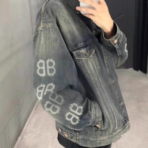 bb painted denim jacket