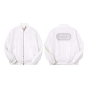 di embroidered logo jacket